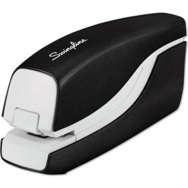 Swingline 42132 Swingline® Breeze Automatic Stapler, 20 Sheet/105 Staple Capacity, Black/White image.