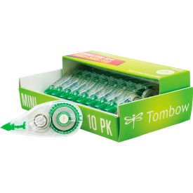 Tombow 68722 Tombow® Mono Mini Correction Tape, Single-Line, Non-Refillable, 1/6 in x 315 in, White, 10/PK image.