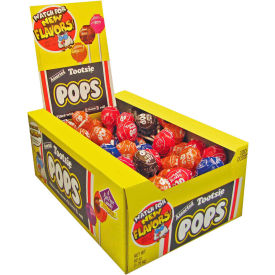 Tootsie Roll Inc TOO508 Tootsie Roll® Tootsie Pops, 0.6 oz., Assorted Flavors, 100/Box image.