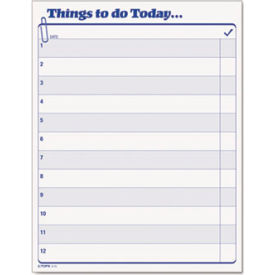 Tops Business Forms 2170 Tops® Things To Do Today Pad, 8-1/2" x 11", White, 100 Sheets/Pad image.