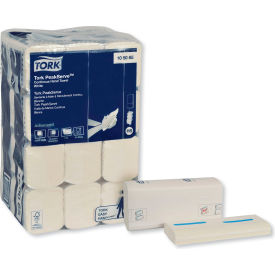United Stationers Supply 105065 Tork® PeakServe Continuous Hand Towel, 7.9" x 8.8", White, 410 Wipes/Pack, 12 Packs/Case image.