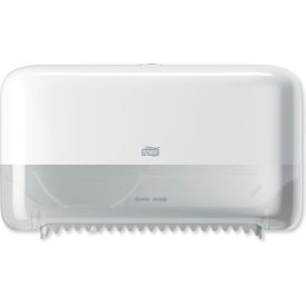 United Stationers Supply 473200 Tork® Elevation Coreless High Capacity Bath Tissue Dispenser, White image.