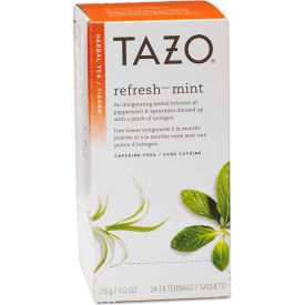 Tazo TJL20010 Tazo® Tea Bags, Refresh Mint, 1 oz, 24/Box image.