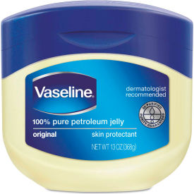 United Stationers Supply 34500CT Vaseline® Jelly Original, 13 oz Jar, 24 Jars/Case - 34500 image.