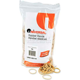 United Stationers Supply UNV00114 Universal® Rubber Bands, Size 14, 2 x 1/16, 2200 Bands/1lb Pack image.