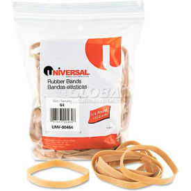 United Stationers Supply UNV00464 Universal® Rubber Bands, Size 64, 3-1/2 x 1/4, 80 Bands/1/4lb Pack image.