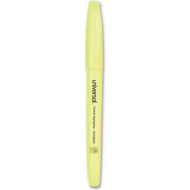 Universal Products UNV08856 Universal™ Pocket Highlighters, Chisel Tip, Fluorescent Yellow, 36/Pack image.