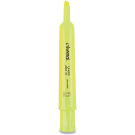Universal Products UNV08866 Universal™ Desk Highlighters, Chisel Tip, Fluorescent Yellow, 36/Pack image.
