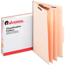 Universal UNV10310*** Universal® Manila Classification Folders, Legal, Six-Section, 15/Box image.
