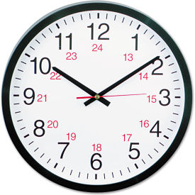 Universal 24-Hour Round Wall Clock, 12.63