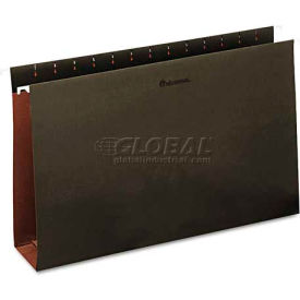 Universal 14153 Universal® 3" Box Bottom Pressboard Hanging Folders, Legal, Standard Green, 25/Box image.