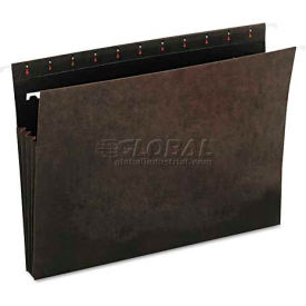 Universal 14160 Universal® Hanging Box Bottom File Pockets, 11 Point Stock, Letter, Standard Green, 10/Box image.