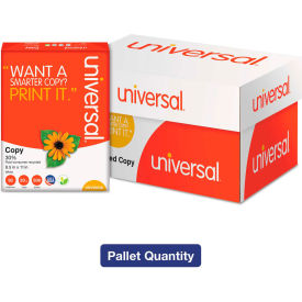 Copy Paper - Universal® 30 Recycled Paper White 8-1/2"" x 11"" 20 lb. 200000 Sheets/Pallet