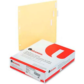 Universal UNV20831*** Universal Economical Insertable Index, Clear Tabs, 5-Tab, Letter, Buff, 24 Sets/Box image.