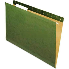 Universal UNV24213*** Universal® Reinforced Recycled Hanging Folder, 1/3 Cut, Legal, Standard Green, 25/Box image.