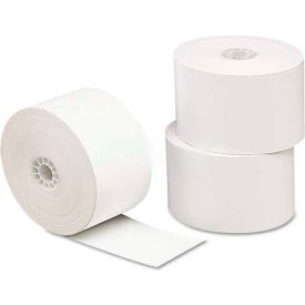 United Stationers Supply UNV35711 Universal One® Single-Ply Thermal Paper Rolls, 1-3/4" x 230 ft, White, 10/Pack image.