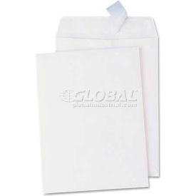 United Stationers Supply UNV40101 Universal One® Pull & Seal Catalog Envelopes, 13"W x 10"H, White, 100/Pack image.