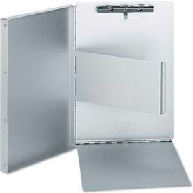 Universal UNV40300*** Universal One Aluminum Document Box, 2/5" Capacity, Holds 8-1/2w x 11h, Silver image.