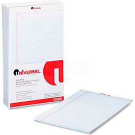 Universal® Perforated Edge Writing Pad Wide/Margin Rule Legal White 50-Sheet Dozen