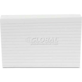 United Stationers Supply UNV47235*** Universal Ruled Index Cards, 4 x 6, White, 500/Pack image.
