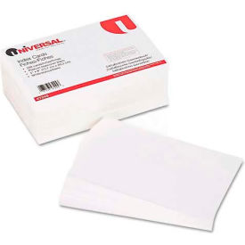 United Stationers Supply UNV47245*** Universal Unruled Index Cards, 5 x 8, White, 500/Pack image.