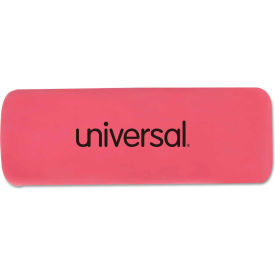 Universal Bevel Block Erasers, Rectangular, Small, Pink, Elastomer, 20/Pack