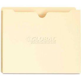 Universal 73700 Universal® Manila File Jackets with Reinforced Tabs, 2" Expansion, Letter - 50 Pack image.