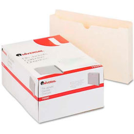 Universal UNV76500*** Universal® Economical File Jackets with 2" Expansion, Legal, 11 Point Manila, 50/Box image.