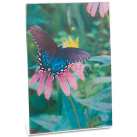 Universal UNV76850*** Universal Clear Self-Standing Frame for 5 x 7 Insert, 3/Pack, Clear image.