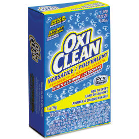 United Stationers Supply VEN 5165500 OxiClean™ Versatile Stain Remover Vend-Box, 1-Load, 1 oz. Box, 156/Case image.