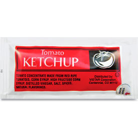 United Stationers Supply BFSVENL024 Vistar Condiment Ketchup Packets, 0.25 oz, Pack of 200 image.