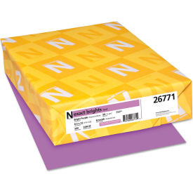 Colored Paper - Neenah Paper Exact Brights Paper Purple 8-1/2"" x 11"" 20 lb. 500 Sheets/Ream