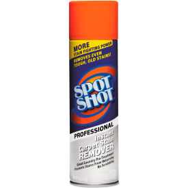 United Stationers Supply WDF009934 WD-40® Spot Shot Professional Carpet Stain Remover, 18 oz. Aerosol Can, 12 Cans - WDF009934 image.