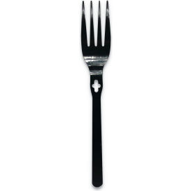 United Stationers Supply 54101101 WeGo Polystyrene Fork, 18"L, Black, Pack of 1000 image.