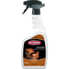 Weiman Products Llc 107 WEIMAN® Leather Cleaner And Conditioner, Floral Scent, 22 Oz. Trigger Spray Bottle, 6/Ct image.