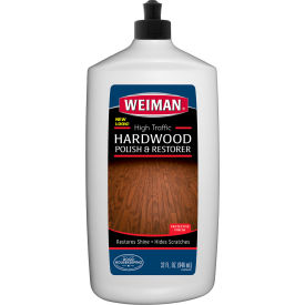 United Stationers Supply 523 Weinman® High Traffic Hardwood Polish and Restorer, 32 oz. Squeeze Bottle, 6/Case image.