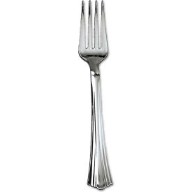 WNA WNA610155 Reflections Design Forks, Plastic, Silver, 600/Carton
