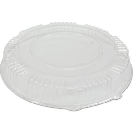 United Stationers Supply WNA A18PETDM WNA® Caterline Dome Lids, 18" Dia. x 2-3/4"H, Clear, Pack of 25 image.