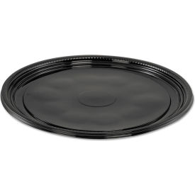 United Stationers Supply WNA A512PBL WNA® Caterline Casuals Plastic Platters, 12" Dia., Black, Pack of 25 image.
