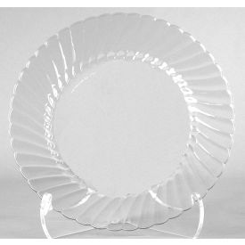 United Stationers Supply WNA RSCW101212 WNA® Classicware Plates, 10-1/4" Dia., Clear, Pack of 144 image.