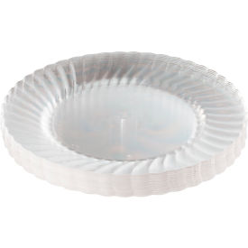 United Stationers Supply RSCW91512PK WNA® Classicware Plastic Plates, 9" Dia., Clear, Pack of 12 image.