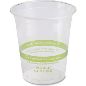 PLA Cold Cups, 7 oz. Capacity, Clear, 2000/Carton view 2