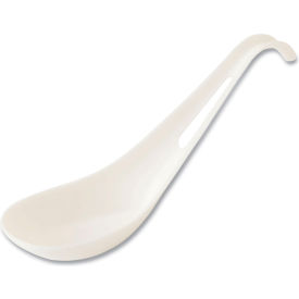 Mediumweight Asian Soup Spoons, TPLA Compostable, White, 500/Carton view 2