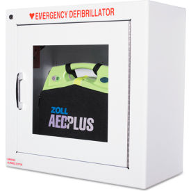 United Stationers Supply 80000855 Zoll® AED Wall Cabinet, 17"W x 9-1/2"D x 17"H, White image.