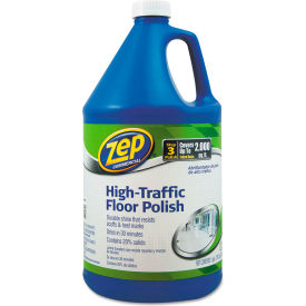 AMREP INC. ZUHTFF128EA Zep® Commercial High Traffic Floor Polish, 1 Gallon Bottle - ZUHTFF128EA image.