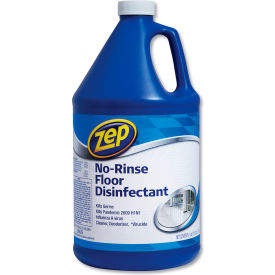 AMREP INC. ZUNRS128 Zep® Commercial No-Rinse Floor Disinfectant, Pleasant Scent, 1 Gallon Bottle,  4/CT - ZUNRS128 image.