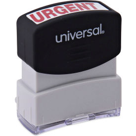 Universal UNV10070*** Universal® Message Stamp, URGENT, Pre-Inked One-Color, Red image.