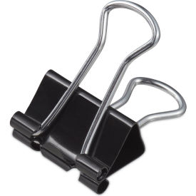 Universal® Small Binder Clips Steel Wire 3/8" Capacity 3/4" Wide Black/Silver 144/Pack