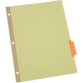 Universal UNV20860*** Universal® Deluxe Extended Insertable Tab Indexes, 5-Tab, 11" x 8.5", Assorted tabs, 24 Sets image.