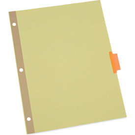 Universal UNV20890*** Universal® Deluxe Extended Insertable Tab Indexes, 8-Tab, 11" x 8.5", Assorted Tabs, 24 Sets image.